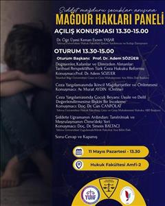 Mağdur Hakları Paneli